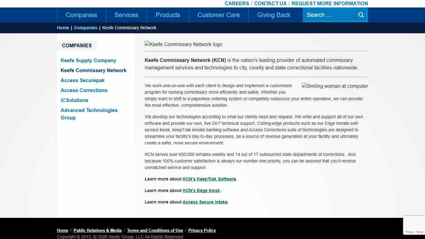 Keefe Commissary Network - Keefe Group